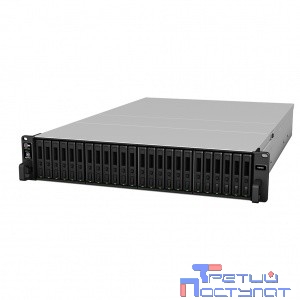 Synology FS6400 Сетевое хранилище 24x2.5" SAS/SATA, Intel Xeon Silver 4110/8x2.1GHz, 32GB DDR4, 2x1 Гбит/с, 2x10 Гбит/с