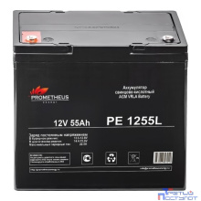 Prometheus Energy PE1255L (12V 55Ah) аккумулятор свинцово-кислотный {срок службы 10 лет}
