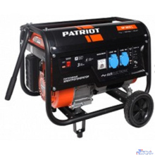 Генератор бензиновый PATRIOT  GP 3810L [474101545] {Двигатель: 4т, OHV, АИ-92, 210 сс, 7.0 л.с; Мощность ном/макс: 2.8/3.0 кВт; Объём бака: 15 л; Розетки: 2 евро 16А;  Вес: 46 кг;}