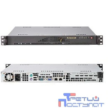 Supermicro CSE-512L-200B Корпус SuperMicro CSE-512L-200B 200W черный