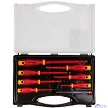 STAYER Набор "PROFI" "ELECTRO": Отвертки диэлектрические, тестер, 100-250В, Cr-V, 8шт [25145-H8_z01]
