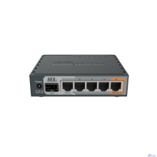 MikroTik RB760iGS Маршрутизатор 2 ядра (880 МГц), 5х 1G RJ45, SFP, USB, MicroSD, раздача PoE (HEX S)