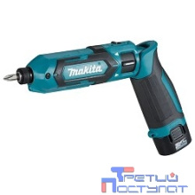Makita TD022DSE Отвертка ак(уд),{7.2В,2х1Ач Li-ion,2450об\м,25Нм,6-ти гран1\4",0.56кг,сумка,подсветка,эл регул ск}