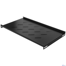 NEOMAX Полка 19"1U, для настенного шкафа 600*450; глубина полки 280мм, ширина 500мм;  цвет черный (NM-SHF-1U45-101-BK)