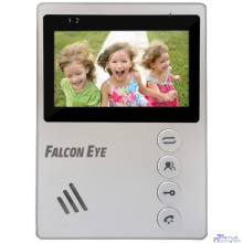 Falcon Eye Vista Видеодомофон: дисплей 4,3" TFT; механические кнопки; подключение до 2-х вызывных панелей;  OSD меню; питание AC 220В (встроенный БП) или от внешнего БП DC 12В