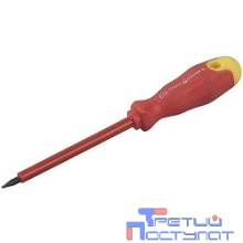 STAYER Отвертка "PROFI" "ELECTRO" диэлектрическая до 1000В, двухкомп рукоятка, SL 5,5 х 125мм [25141-05-12_z01]