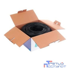 SkyNet Standart Кабель UTP outdoor 4x2x0,48, медный, FLUKE TEST, кат.5e, однож., (305м) box, черный [CSS-UTP-4-CU-OUT](АК5010170/1693219)