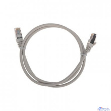 Rexant (02-0110-1) Патч-корд F/UTP, CAT 5e, RJ45-RJ45, 26AWG, LSZH, серый, 1м