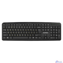 Exegate EX263906RUS Клавиатура Exegate LY-331L, <USB, шнур 2м, черная, 104кл, Enter большой>, Color box
