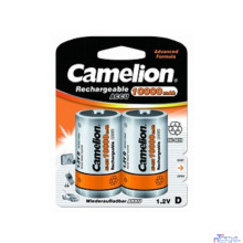 Camelion  D-10000mAh Ni-Mh BL-2 (NH-D10000BP2, аккумулятор,1.2В)  (2 шт. в уп-ке)