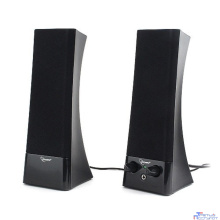 Gembird SPK-500, черный, 6 Вт, рег. громкости, разъём для наушников,питание 220