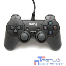 Dialog Action GP-A11, черный {Геймпад, вибрация, 12 кнопок, USB}