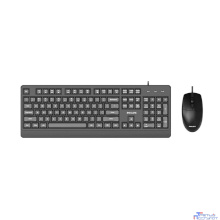 Philips Проводной Комплект  SPT6247, USB 2.0 104 клав/3 кнопки, 1600dpi, русская заводская раскладка, чёрный