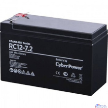 CyberPower Аккумуляторная батарея RC 12-7.2 12V/7.2Ah {клемма F2, ДхШхВ 151х65х94 мм, высота с клеммами 102, вес 2,2кг, срок службы 6 лет}
