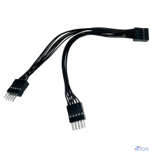 Espada Переходник с мат. Платы 10pin F to 2 IDC 10 Pin M 15см (Ei9to215) (46036)
