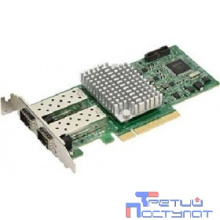 Supermicro AOC-S25G-M2S-O Плата коммуникационная SuperMicro Standard LP 25GbE SFP28, Mellanox CX4 LX
