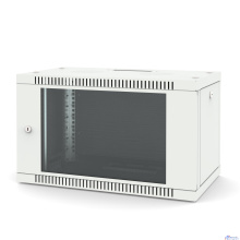 Шкаф настенный 19", 6U Filum FL-WB-0663GM-GY Wall Box (ШхГхВ) 600x350x356 мм, дверь стеклянная, цвет серый RAL7035