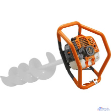 Мотобур CARVER AG- 55/000 [01.003.00097] { 1400Вт/1,9лс, без шнека, d пос=20мм, 52см.куб. усилен.рама(30шт/пал) }