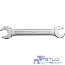 KRAFTOOL "EXPERT" Ключ гаечный рожковый, Cr-V сталь, хромированный, 19х22 мм [27033-19-22]