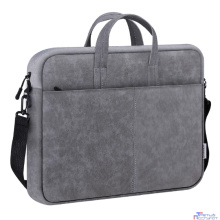Defender Сумка для ноутбука Solid  15.6" PU кожа, серый, карман (26088)