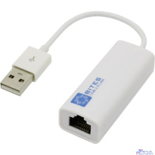5bites Кабель-адаптер UA2-45-02WH USB2.0 сетевая карта -> RJ45 10/100 Мбит/с, 10см