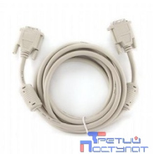 Кабель DVI-D single link Gembird, 3м, 19M/19M экран, феррит.кольца, пакет [CC-DVI-10]