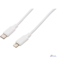 Filum Кабель USB 2.0, 1.8 м., белый, 3 А, разъемы: USB Type С male - Lightning male, пакет.[FL-C-U2-CM-LM-1.8M-W](894186)