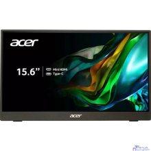 LCD Acer 15.6" PM161QJbmiuux  Portable monitor {IPS 1920x1080 60Hz 6ms 250cd 800:1 mini HDMI 2xUSB Type-C Speakers 1Wx2 VESA}