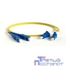 Hyperline FC-D2-9-LC/­UR-SC/­UR-H-5M-LSZH-YL Патч-корд волоконно-оптический (шнур) SM 9/­125 (OS2), LC/­UPC-SC/­UPC, duplex, LSZH, 5 м