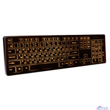 Dialog Katana Клавиатура KK-ML17U BLACK  - Multimedia, с янтарной подсветкой клавиш, USB, черная