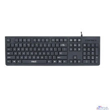 Клавиатура Filum FL-KB20-BK USB 104 кл., мембранная, черная, Windows XP/Vista/7/8/10, MacOS