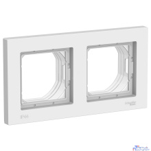 Systeme electric ATN440102 ATLASDESIGN AQUA 2-постовая РАМКА IP44, БЕЛЫЙ