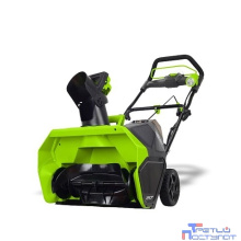 Greenworks Снегоуборщик аккумуляторный, 40V, 51 см, бесщеточный, с 1хАКБ 5 Ач и ЗУ [2600007UG]