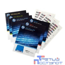 «Наклейка»  HPE Q2013A, LTO-6 Ultrium RW Bar Code Label Pack