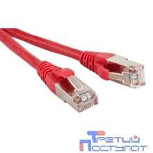 Hyperline PC-LPM-STP-RJ45-RJ45-C5e-1M-LSZH-RD Патч-корд F/UTP, экранированный, Cat.5е, LSZH, 1 м, красный