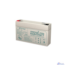 Контакт АКБ КТ 6-1,2 6V/1,2Ah {клемма Ш-4,8 (F1), ДхШхВ 98х24х58мм, масса 0,26 кг, срок службы 5-7 лет}