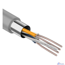 Rexant (01-0125) Кабель витая пара F/UTP, CAT 5e, PVC, 2PR, 24AWG, INDOOR, STRANDED, серый, 305м