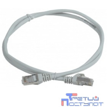 ITK PC01-C5EF-05M-G Шнур коммутационный кат. 5Е FTP 0,5м серый GENERICA