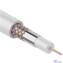 Rexant [01-2641] Кабель коаксиальный RG-59U+Cu (75 Ом), Cu/Al/Cu, 64%, бухта 100 м, белый