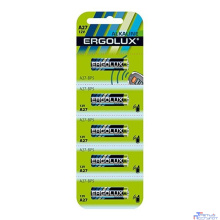 Ergolux LR27A BL-5 (A27-BP5, батарейка,12В) (5 шт. в уп-ке)