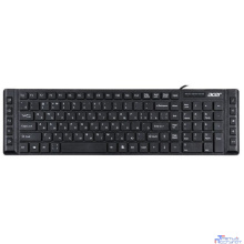 Acer OKW010 [ZL.KBDEE.002] Keyboard USB slim Multimedia black  Клавиатура проводная