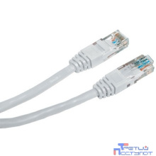 Патч-корд TWT UTP кат.5e, с заливными колпачками, 0.3 м, белый