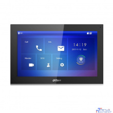 DAHUA DH-VTH5441G Монитор видеодомофона IP 10 дюймовый, черный, ёмкостной сенсорный экран, встроенная карта памяти до 8Гб, питание DC 12В/PoE