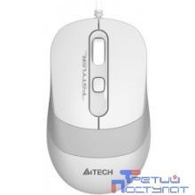 A-4Tech Мышь FStyler FM10 WHITE белый/серый оптическая (1000dpi) USB [1147676]
