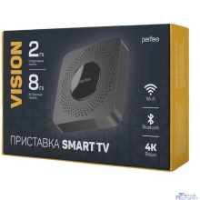 Perfeo SMART TV BOX приставка "VISION 2/8",Allwinner H618,Android 12, 2Gb/8Gb,Пульт Bluetooth