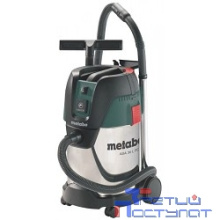 Metabo ASA 30 L PC Inox Пылесос [602015000] { 1250вт,роз,ручн.очистка, бак 30л, вес 9.6 кг }