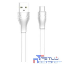 LDNIO LS552/ USB кабель Micro/ 2m/ 2.1A/ медь: 86 жил/ Плоский/ White