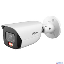 DAHUA DH-IPC-HFW3249EP-AS-IL-0280B Уличная цилиндрическая IP-видеокамера 2Мп, 1/2.9” CMOS, объектив 2.8мм, видеоаналитика, микрофон, ИК 50м, LED 50м, IP67, металл