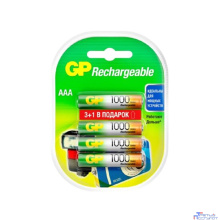 GP ReEnergy 100AAAHC AAA, емкость 1000 мАч(100AAAHC3/1RGY-2CRCB4)(4891199201479)