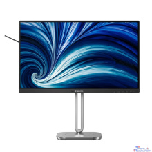 LCD PHILIPS 23.8" 24B2N4200/00 Black с поворотом экрана (IPS, 1920x1080, 120Hz, 4 ms, 178°/178°, 300 cd/m, 1500:1)